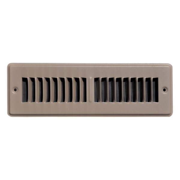 Truaire C150TSB2X10 Toe Space Wall Register Brown - 2 x 10 in. 4473534 - main