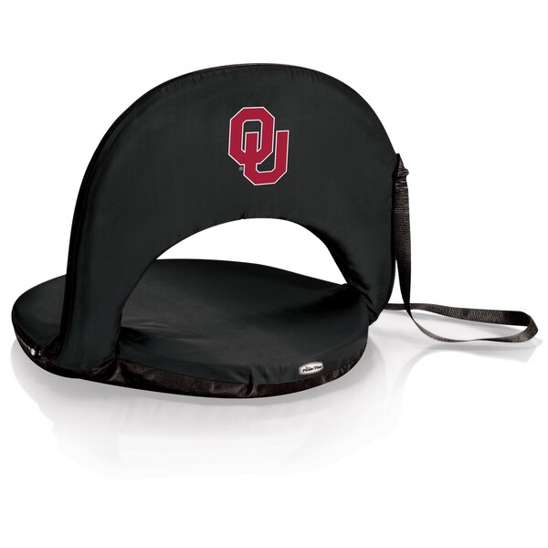 Picnic Time Family Of Brands NCAA Oklahoma Sooners Oniva Stadium Seat - Reclining Bleacher Seat with Back Support 626-00-179-454-0 - main