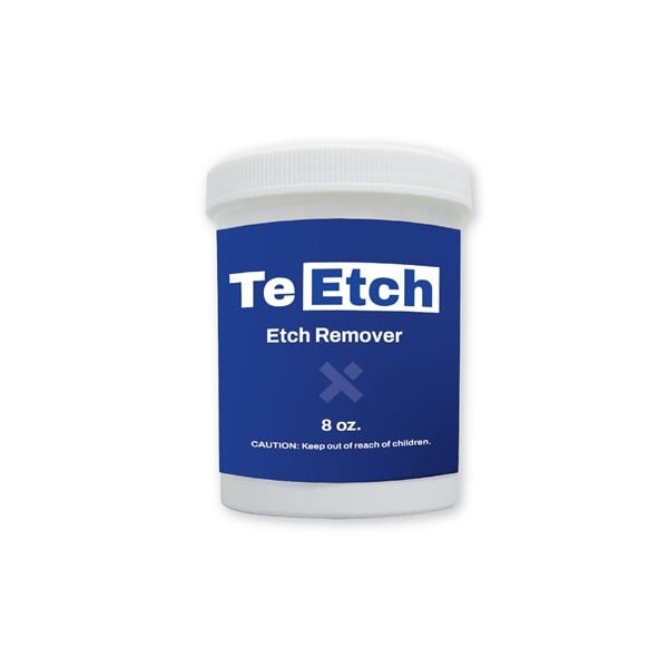 Tenax TeEtch 8 oz. Etch Remover. Polishing Compound Formulated to Remove Etch Marks, Water Marks, Water R TTe - main