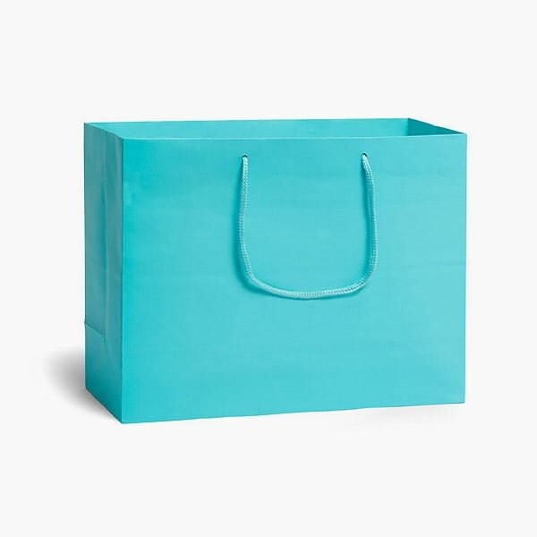 Nashville Wraps Turquoise Matte Gift Bags, Medium 13x5x10, 10PK MTMMTU - main