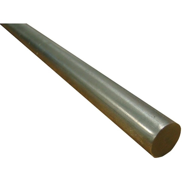 K&S Precision Metals Decorative Metal Rod, 516 in Dia, 36 in L, Stainless Steel 7142 - main