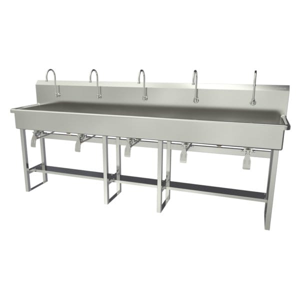 Sani-Lav Wash Station, 100"x20"x45", SS 510FK1.5 - main