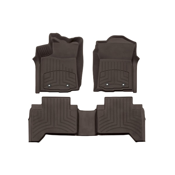 Weathertech Cocoa, Front and Rear FloorLiner HP 4712991IM-478722IM - main