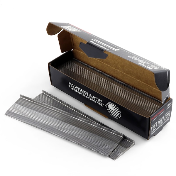Powernail Collated Flooring Nail, 1-1/2 in L, 16, L-Head Head