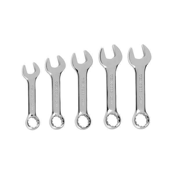 Tekton Stubby Combination Wrench Set, 5-Piece (20 - 24 mm) WCB90404 - main