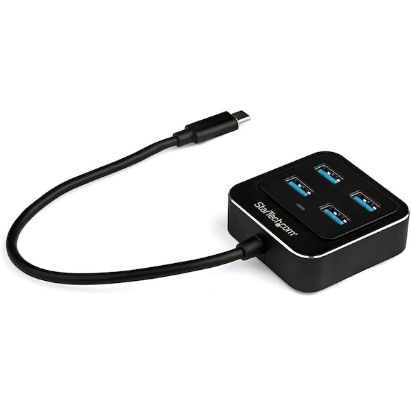 Startech.Com 4-PORT USB-C HUB - USB-C HOST LAPTOP TO 4X USB TYPE-A ADAPTER HUB - SUPERSPEED 1 HB31C4AB - main