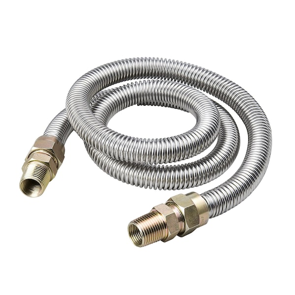 Proline Series 36-in 1/4-in ID CSST Gas Connector - 3/8-in MIP x 3/8-in MIP G014SS121236 - main