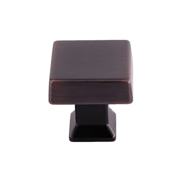 Pride Industrial 1-1/4in Square Colorado Cabinet Knob Oil Rubbed Bronze Finish K9472310B - main