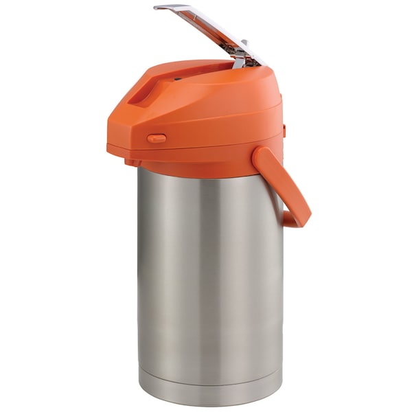Service Ideas Color Me SVAC, Vacuum Insulated Airpot, Stainless Vacuum, 3 Liter, Brushed CTAL30OR - main