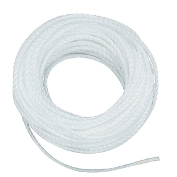 Baron Rope, 1/4 in Dia, 100 ft L, 133 lb Working Load, Nylon/Poly, White 54807 - main