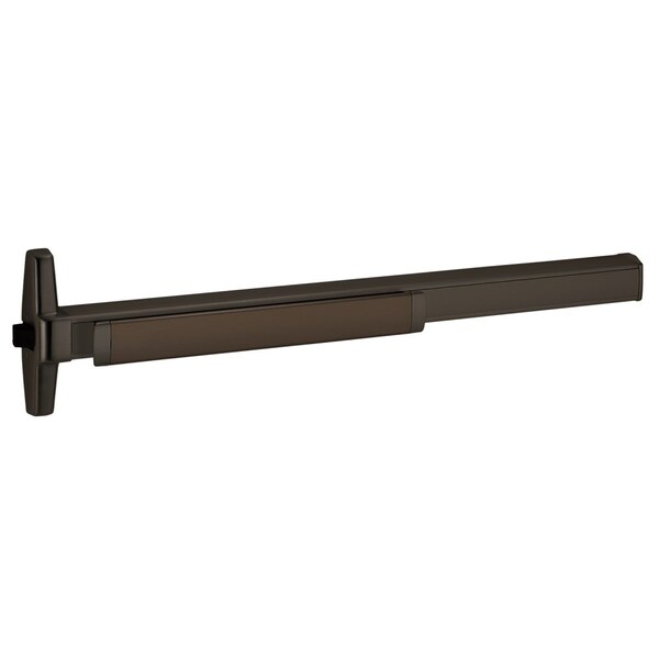 Von Duprin Rim Exit Device, Exit Only, No Trim, Quiet Electronic Latch retraction, Dark Bronze Anodized Alumin QEL35AEO 4 313 - main