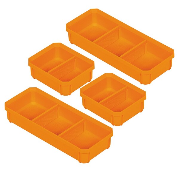 Klein Tools ShortBins, 113/16inx37/8in, Orange, 4PK 54810MB - main