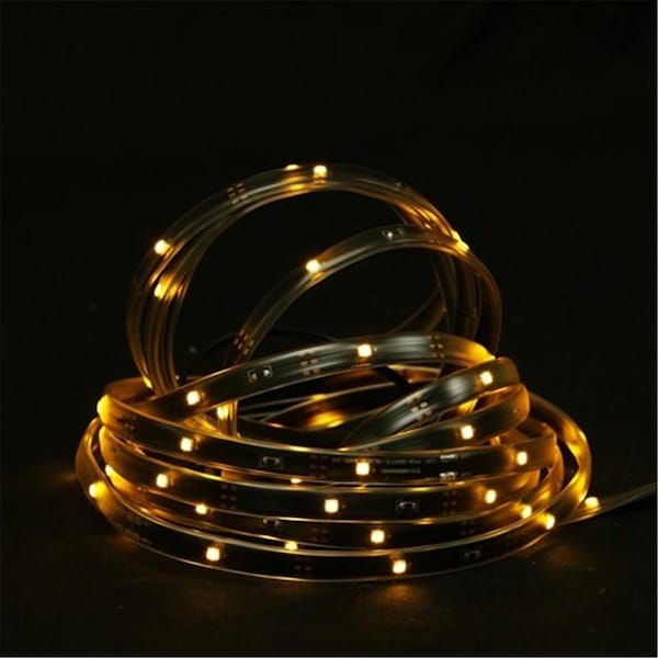 Go-Go 18 ft. Amber LED Indoor - Outdoor Christmas Linear Tape Lighting - Black Finish GO23503 - main