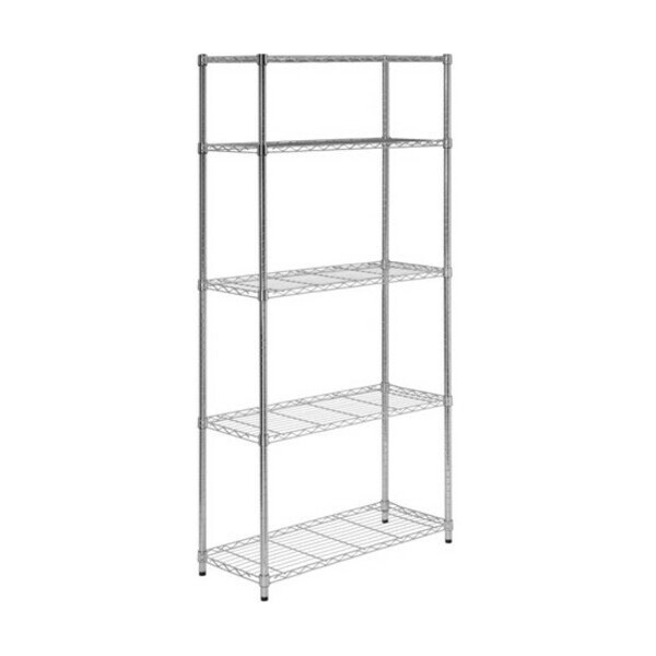Honey-Can-Do 35 In. x 72 In. x 13 In. 5-Tier Chrome Stainless Steel Shelf SHF-01443 - main