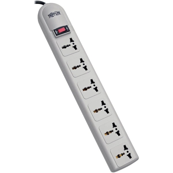 Eaton Tripp Lite Series Protect It 230V 6-Universal Outlet Surge Protector, 1.8M Cord, British Plug, SUPER6OMNIB - main