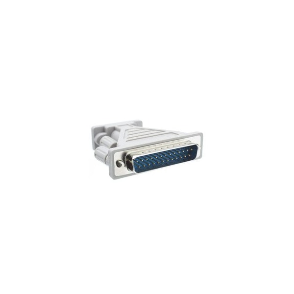 Cable Wholesale Serial / AT Modem Adapter, DB9 Female to DB25 Male 30D1-05300 - main