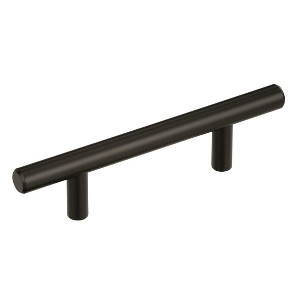 Amerock Bar Pulls 3 in 76 mm Center-to-Center Black Bronze Cabinet Pull, 10PK 10BX40515BBR - main