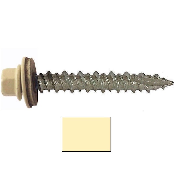 Hillman LB 10 x 1 in. Metal to Wood Self-Drilling Roofing Screws Ivy 250499 - main