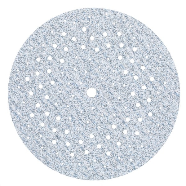 Norton Co 0 Sanding Disc, 5 in Dia, 1116 in Arbor, Coated, P80 Grit, Coarse, Alumina Ceramic Abrasive, Spiral 3232 - main