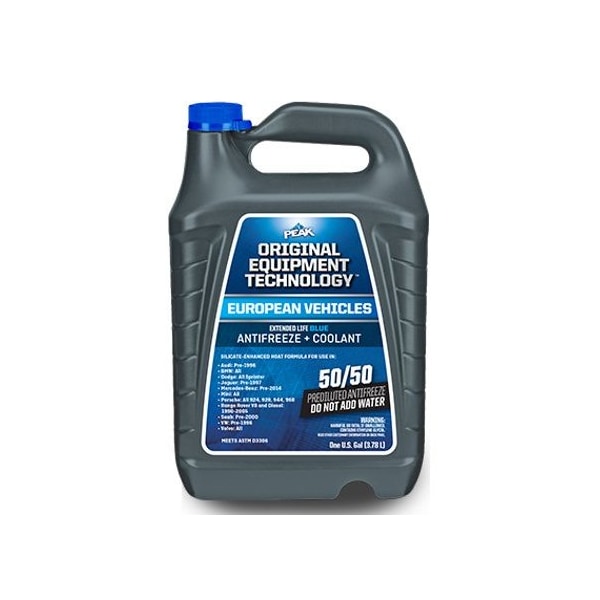 Peak 50/50 Pre-Diluted, 1 Gallon Jug, Blue, Single, Use With Audi Previous 1996/ BMW/ Dodge Sprinter PEBB53 - main