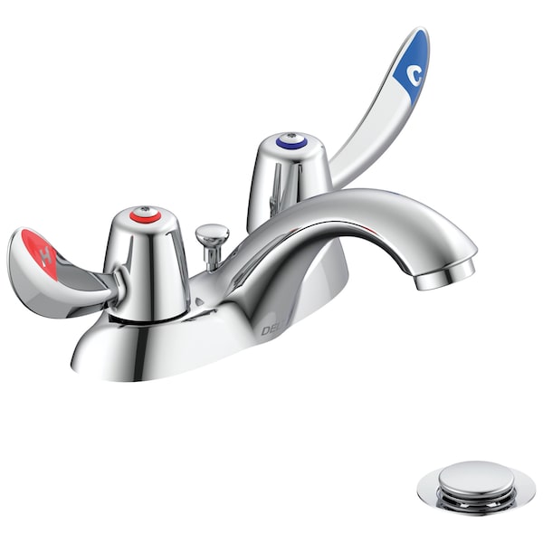 Delta Commercial 21C Two Handle Centerset Bathroom Faucet In Chrome 21C252-TI - main