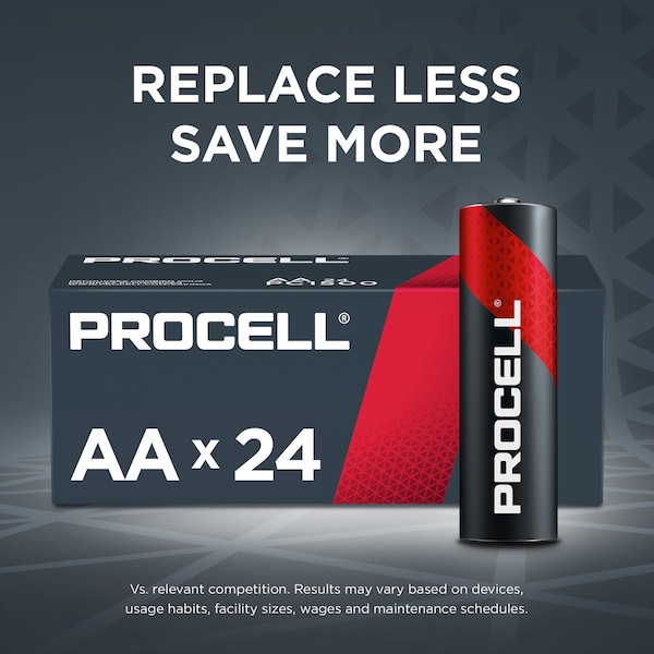 Duracell Procell Constant AA Alkaline Battery, 1.5V DC, PK24 PC1500 - main