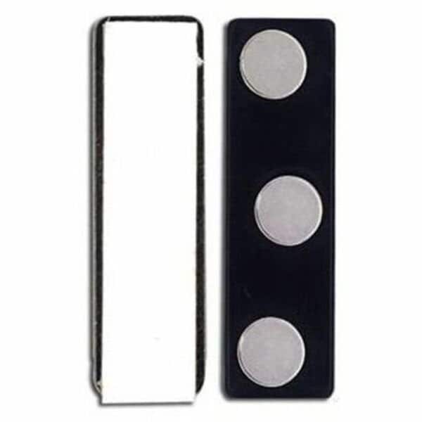 Brady Magna TrioTM Magnetic Badge Attachment - 1.77" x 0.51" - 50 / Pack 5730-3040 - main