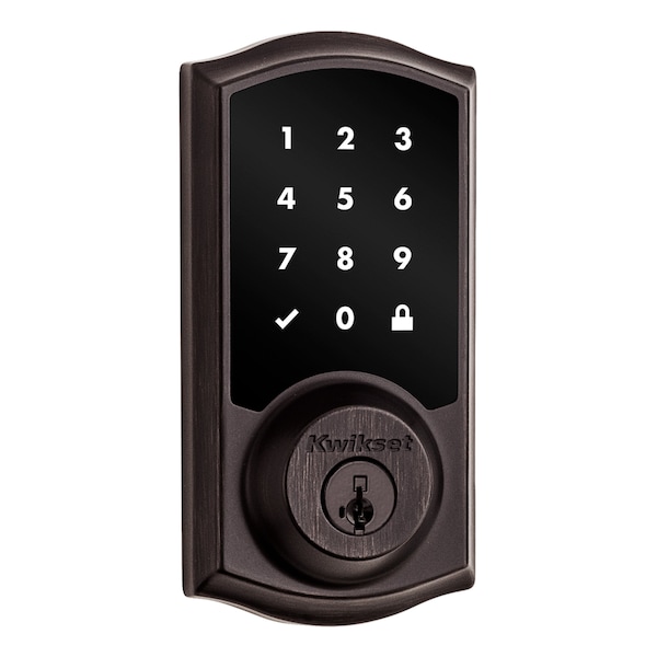 Kwikset Touchscreen Deadbolts Venetian Bronze 918TRLZW700-11PS - main