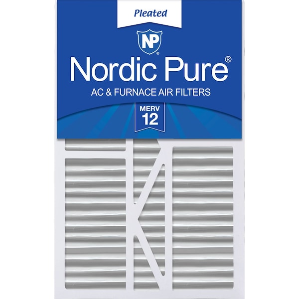 Nordic Pure 16x25x5 Pleated Air Filter, High Capacity, Electrostatically Charged Synthetic Media, MERV 12 16x25x5_1/4GCAM12-1 - main