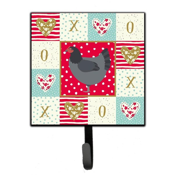 Carolines Treasures 4.25 x 1 x 7 in. Jersey Giant Chicken Love Leash or Key Holder CK5262SH4 - main