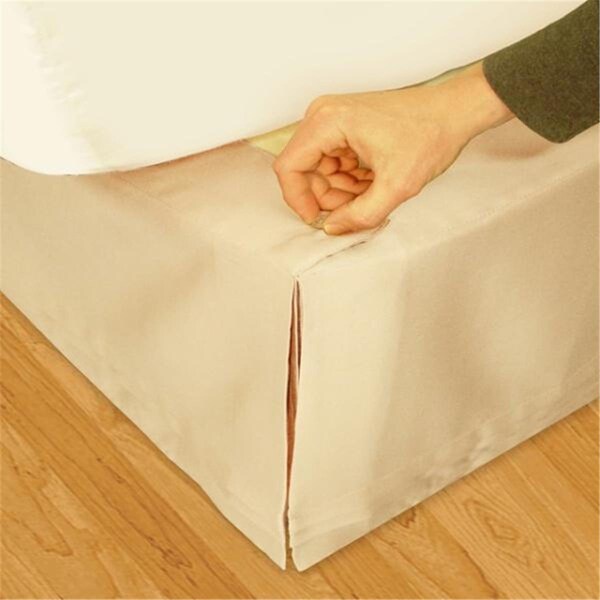 Huys-Matte Satin Huys Bed Ruffle - Ivory 736425455667 - main