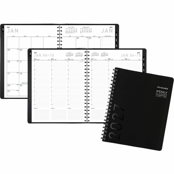 At-A-Glance Contemporary Weekly/Monthly Planner, Vertical-Column Format, 11 x 8.25, 12-Month (Jan to Dec): 2025 70950X05 - main