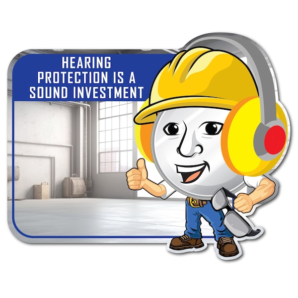 Se-Kure View 23'' W X 15'' H ''Hearing Protection Is A Sound Investment'' Mirror SM305-M - main