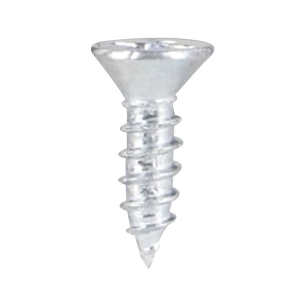 Hillman No. 6 X 1/2 in. L Phillips Zinc-Plated Coarse Wood Screws, 100PK 40012 - main
