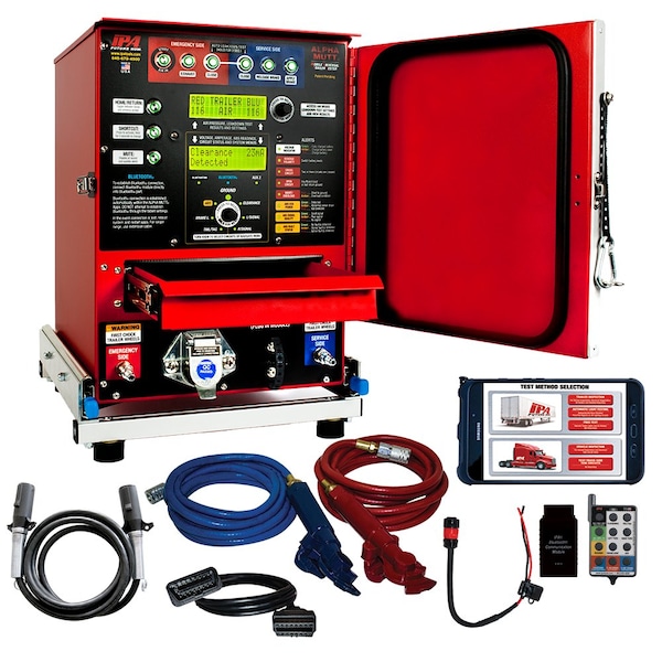 Innovative Products Of America Alpha MUTT 2nd Gen w/ ABS, Rugged Tablet and Slide-Out Base, Service-Truck Model 5611A-RT8 - main