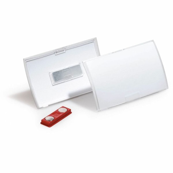 Durable Office Products Name Badge, Magnet, 1/8" W, 2-1/4" H, PK10 821519 - main