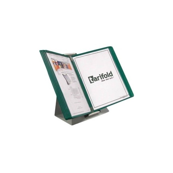 Tarifold Document Desk Display Unit, 10 Green Pock D251 - main