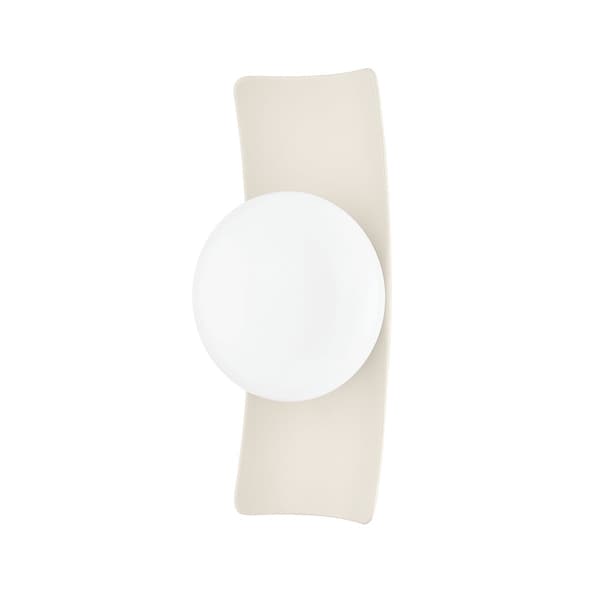 Mitzi Terra 1 Light Wall Sconce 7.75 In. Aged Brass/Ceramic Antique Ivory H913101-AGB/CAI - main