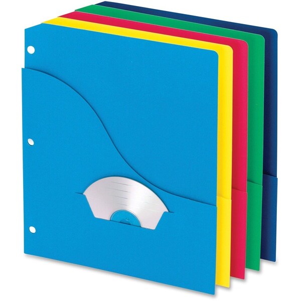 Tops Business Forms Pendaflex, POCKET PROJECT FOLDERS, 3-HOLE PUNCHED, LETTER SIZE, ASSORTED COLORS, 10PK 32900 - main
