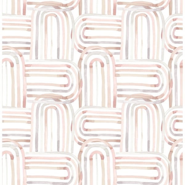 A-Street Prints Lolly Blush Arches Wallpaper 4135-27271 - main