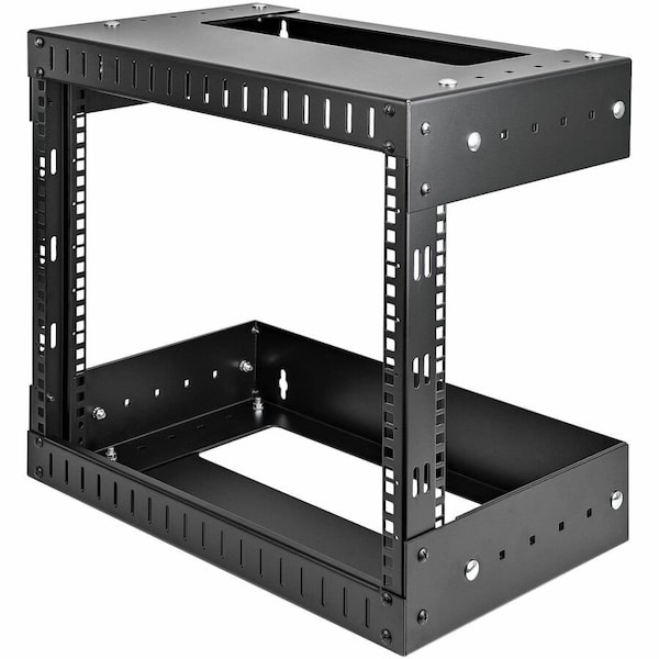Startech.Com 8U Open Frame Wall Mount Equipment Rack - Adjustable Depth RK812WALLOA - main