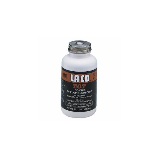 La-Co T-O-T Pipe Thread Compound, 8 oz, Brush In Cap, Gray 434-12219 - main