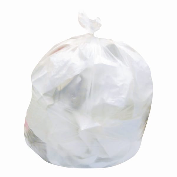 Heritage High-Density Waste Can Liners, 10 gal, 6 mic, 24in x 27in, Natural, Roll, 1000PK Z4827RN R01 - main