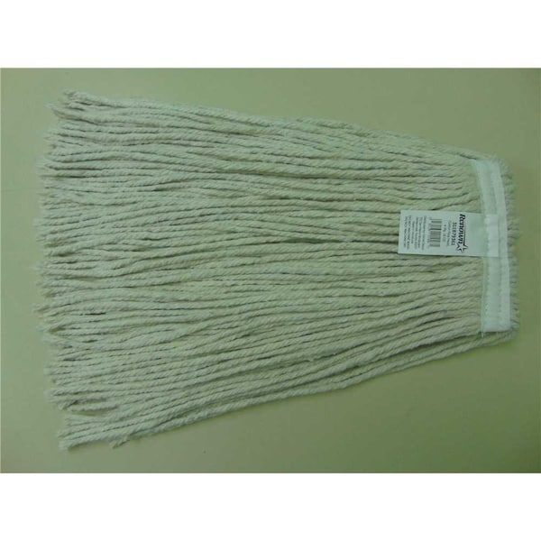 Renown 16 oz. 1 in. 4-Ply Natural Cotton Headband Cut End Mop Head, 6PK CM-20016HP - main
