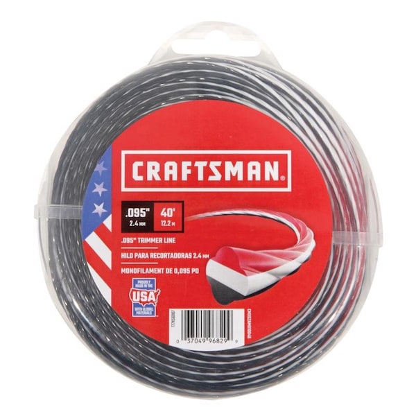 Craftsman Professional Grade .095 in. D X 40 ft. L Trimmer Line CMXGZAM010046 - main