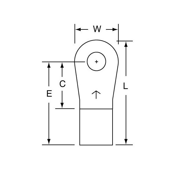 3M 6 Non-Insulated Brazed Seam Ri, 1000PK 15-10S-W - main