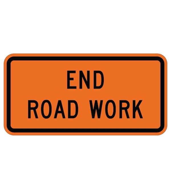 Sign Solutions Usa Traffic Sign, 48 in Width, Aluminum Sign, Horizontal Rectangle DUS06DFO4824G20-2a - main