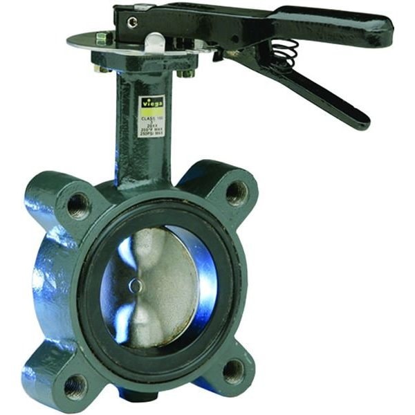 Viega ProPress butterfly valve d 4 BP 8 ductile iron 22076 - main