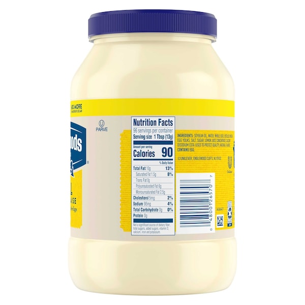 Best Foods Real Mayonnaise, 48 Ounce, 12PK 4800126621 - main