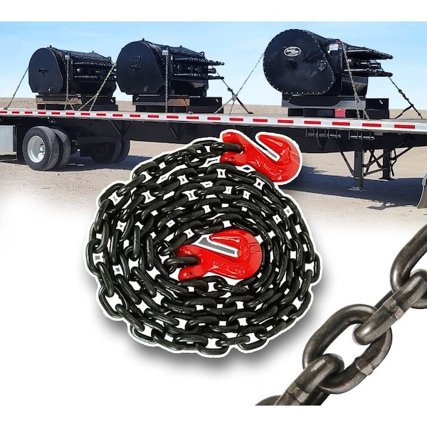 Mytee Products G80 Alloy Tow & Binder Lashing Chain 1/2in x 20ft, 12,000 lbs WLL CH1220-G80 - main